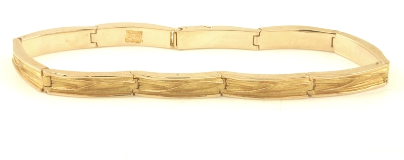 Verwachten marketing Luik Gouden Sieraden :: Gouden Armband :: Fantasie Schakel :: Fantasie Schakel  van Lapponia
