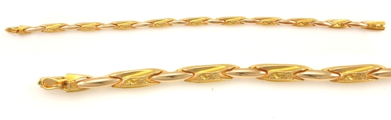 Verwachten marketing Luik Gouden Sieraden :: Gouden Armband :: Fantasie Schakel :: Fantasie Schakel  van Lapponia